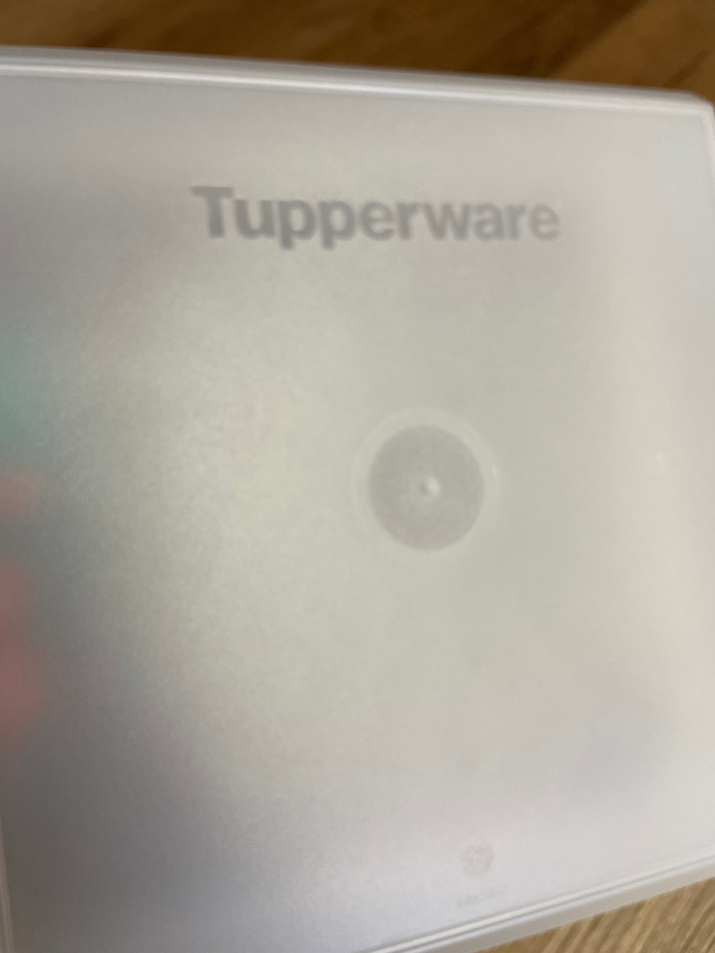 Tupperware Square Storage Container