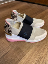 Michael Kors Felix Trainer Tech Canvas Women's Wedge Sneaker (6M)