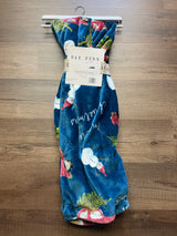 Rae Dunn Holiday 50x70 Printed Plush Throw