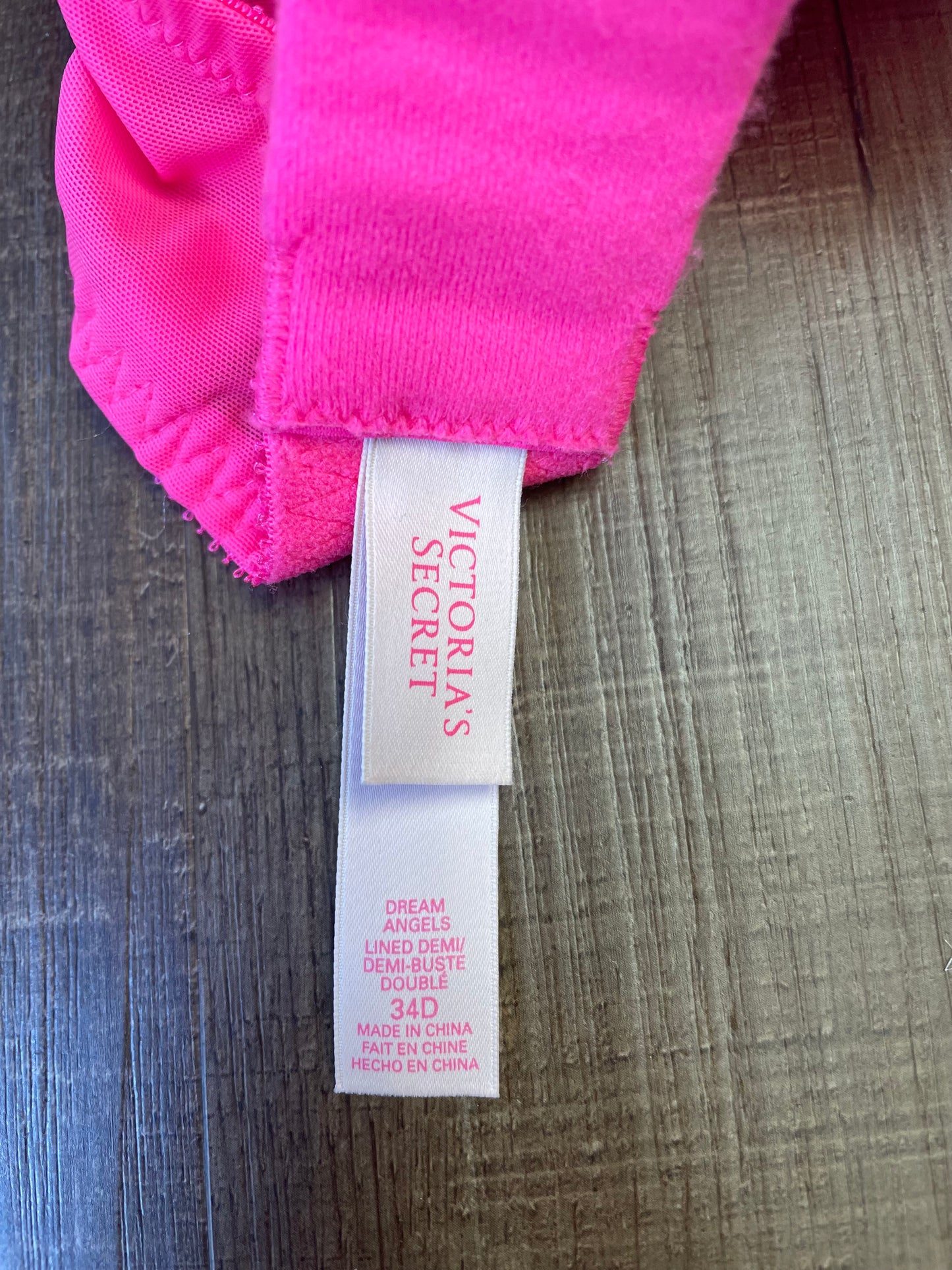 Dream Angels Lined Demi Bra (34D)