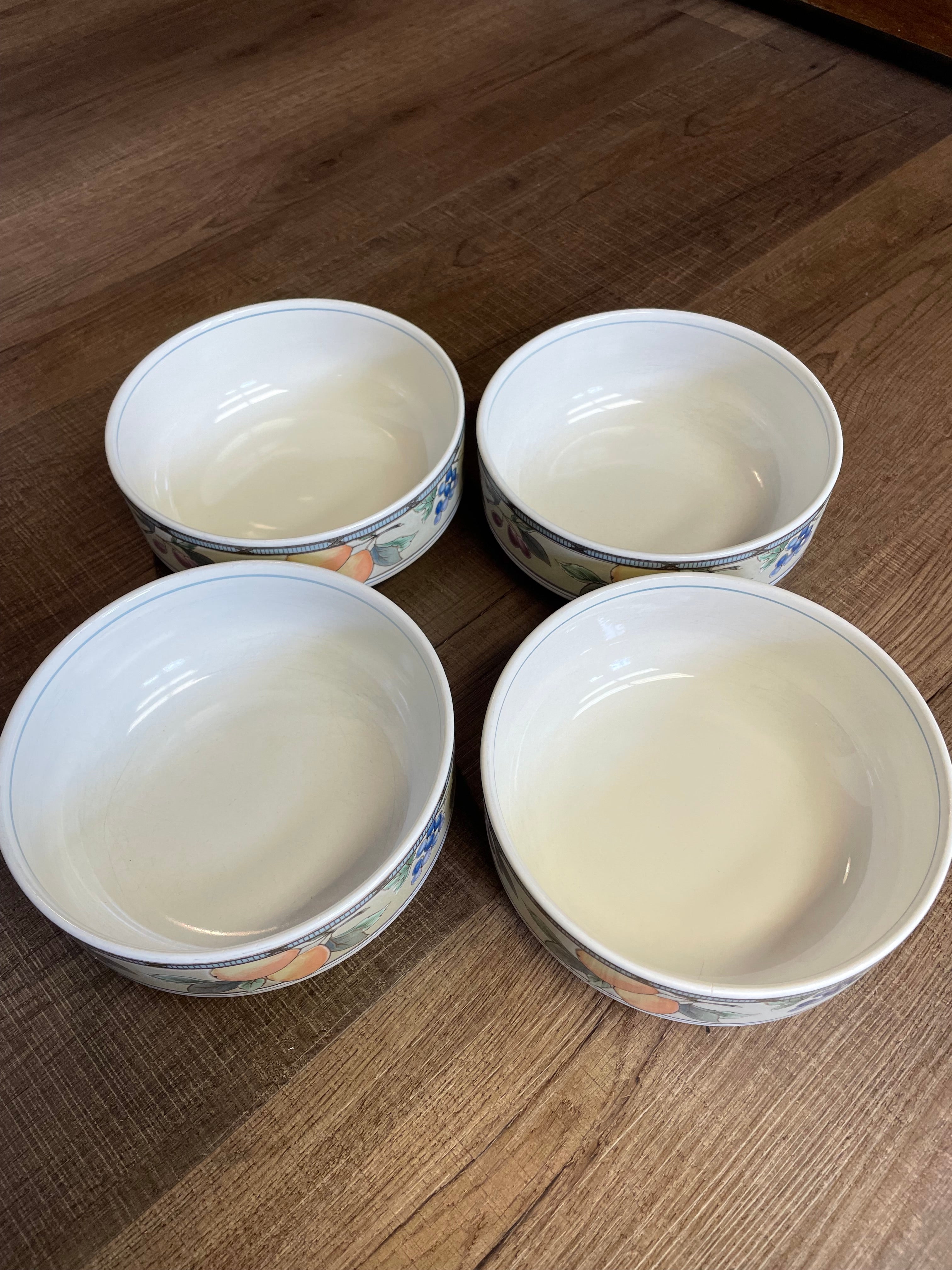 Mikasa Garden Harvest 6 1/2" Cereal/Soup Bowl (Set of 4)