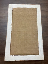 Farmhouse Framed Burlap Pinboard