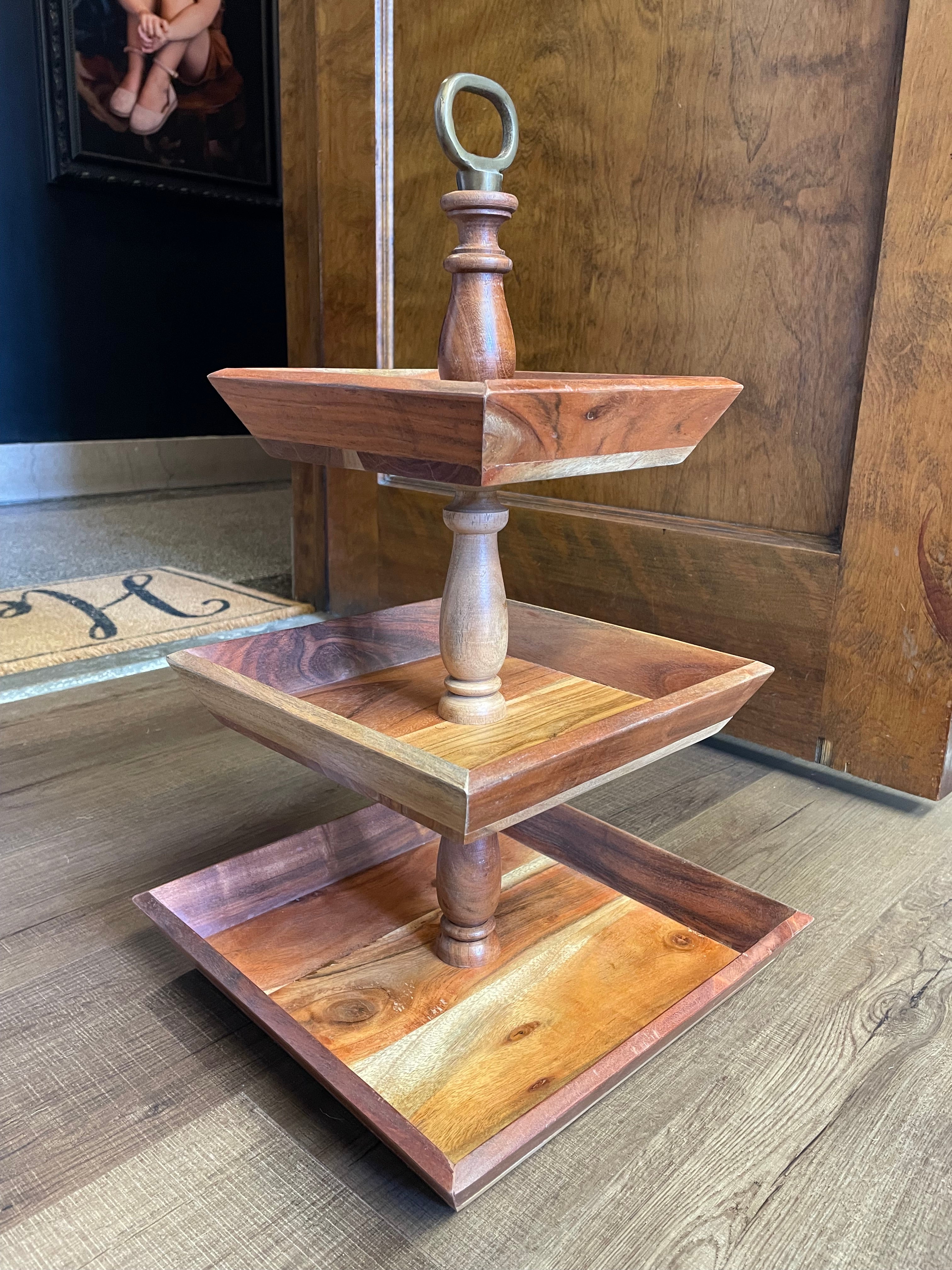 Mary & Martha Share Life 3-Tiered Stand