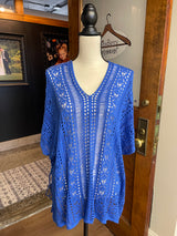 Zyia Active Pacific Blue Knitted Coverup (S)