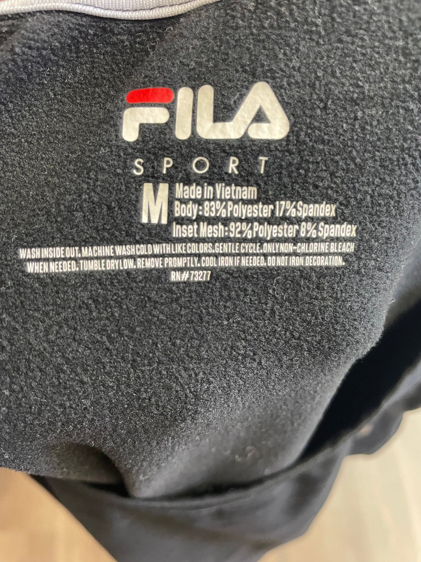 Fila Sport Fleece Lined Long Sleeved Top (M)