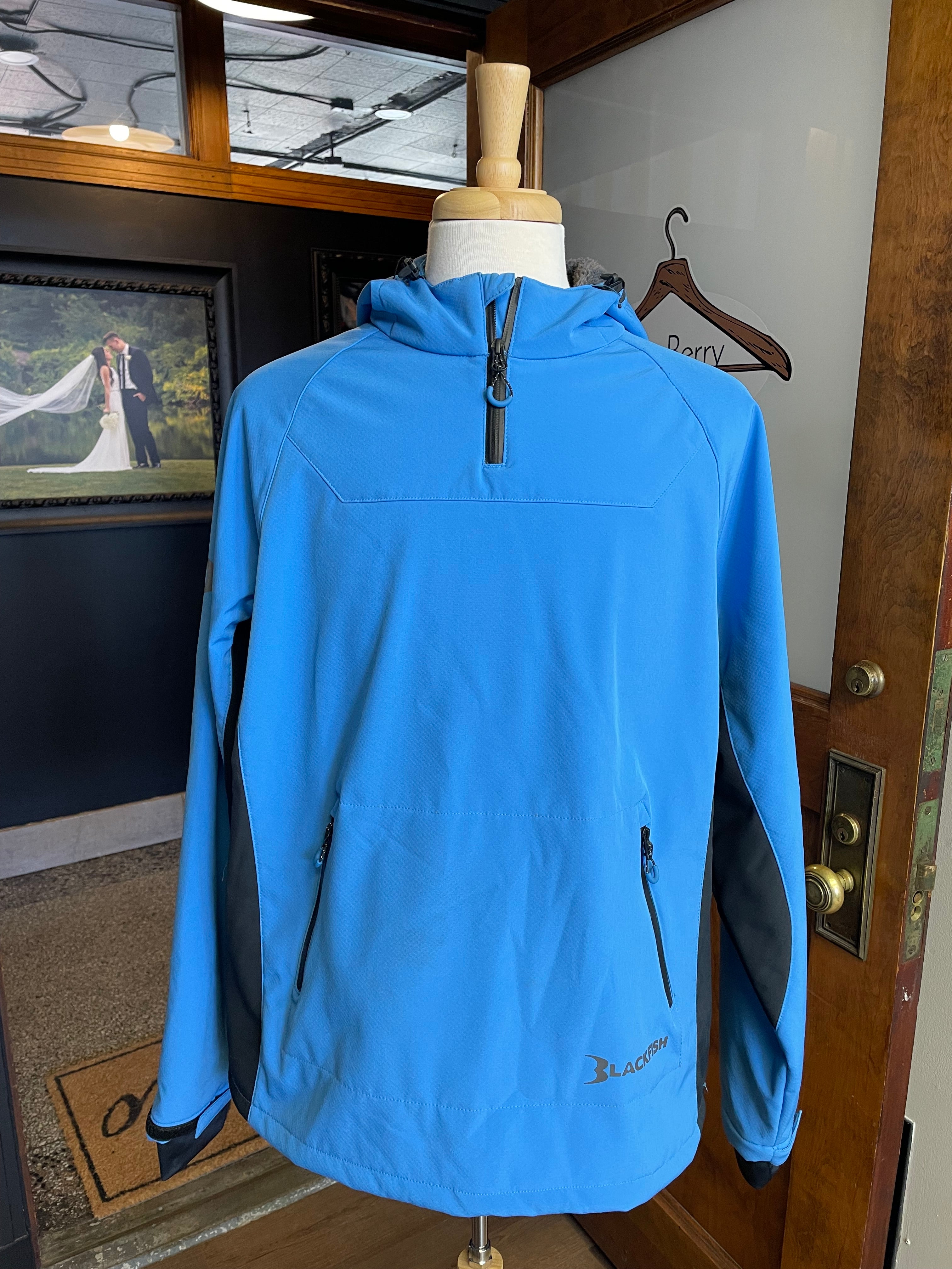 Blackfish Gale Soft Shell Pullover Fleece Lined Jacket (L)