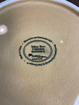 Vintage Yellow Ware Collection 6" Lidded Canister