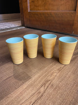 Set of 4 Plastic 16oz Cups
