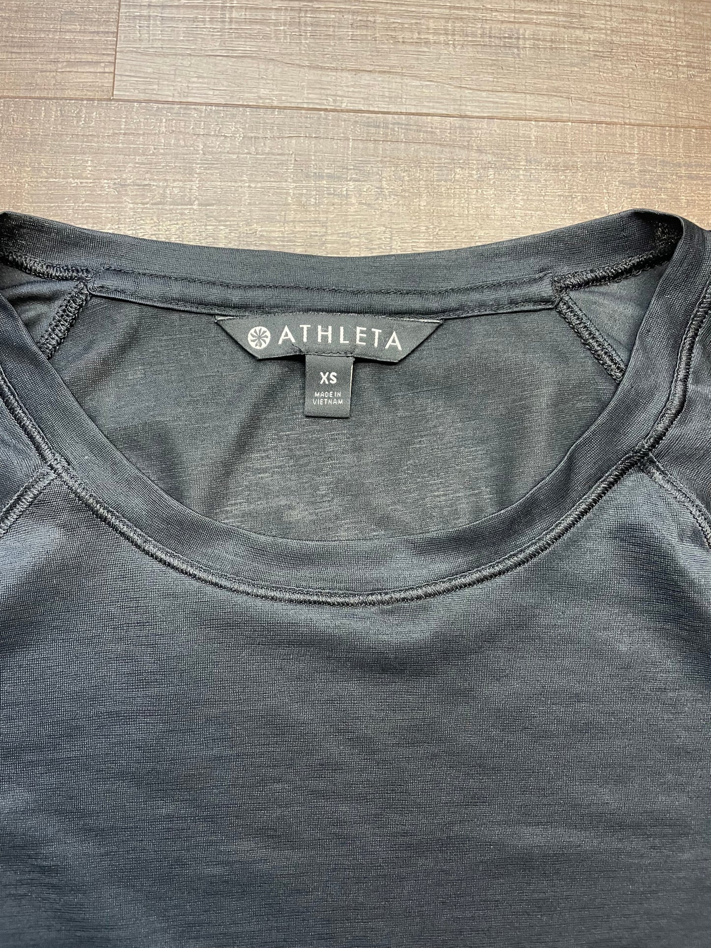 Athleta Sheer Top with Pleated Back (XS)