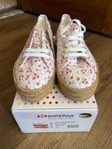 Superga Fantasia Red Floral Women's Sneakers (8)
