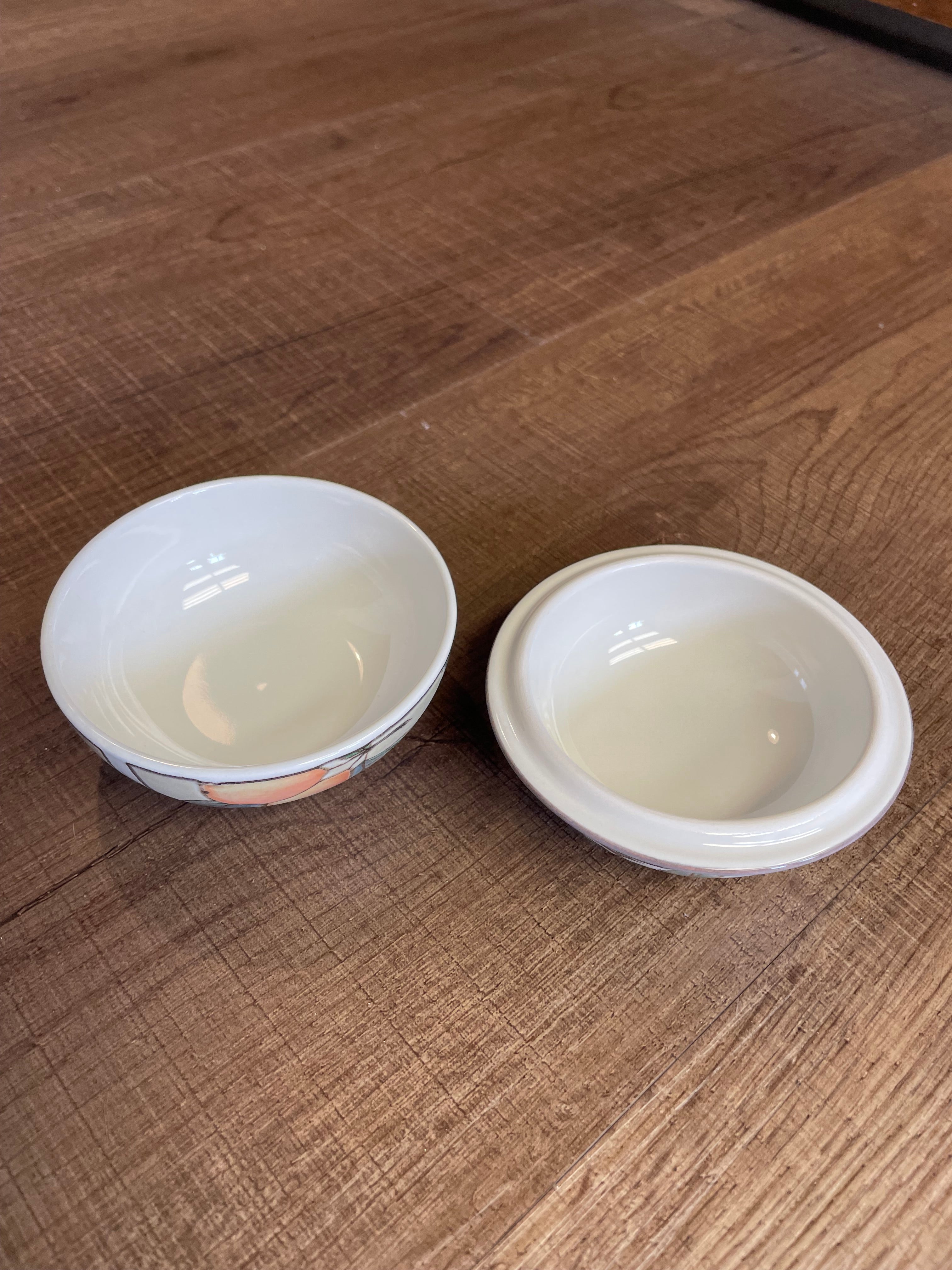 Mikasa Garden Harvest 3 1/2" Round Lidded Trinket Dish