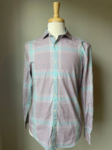 Perry Ellis Red & Blue Checkered Button Down (M)