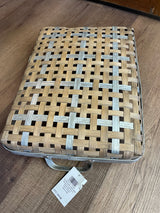 Kirkland's Wood and Metal Basket Weave Tray