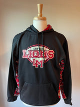 Linn Mar Lions Black Hoodie (M)