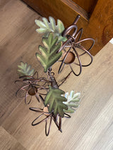 Autumn Iron Pumpkin Tealight Holder