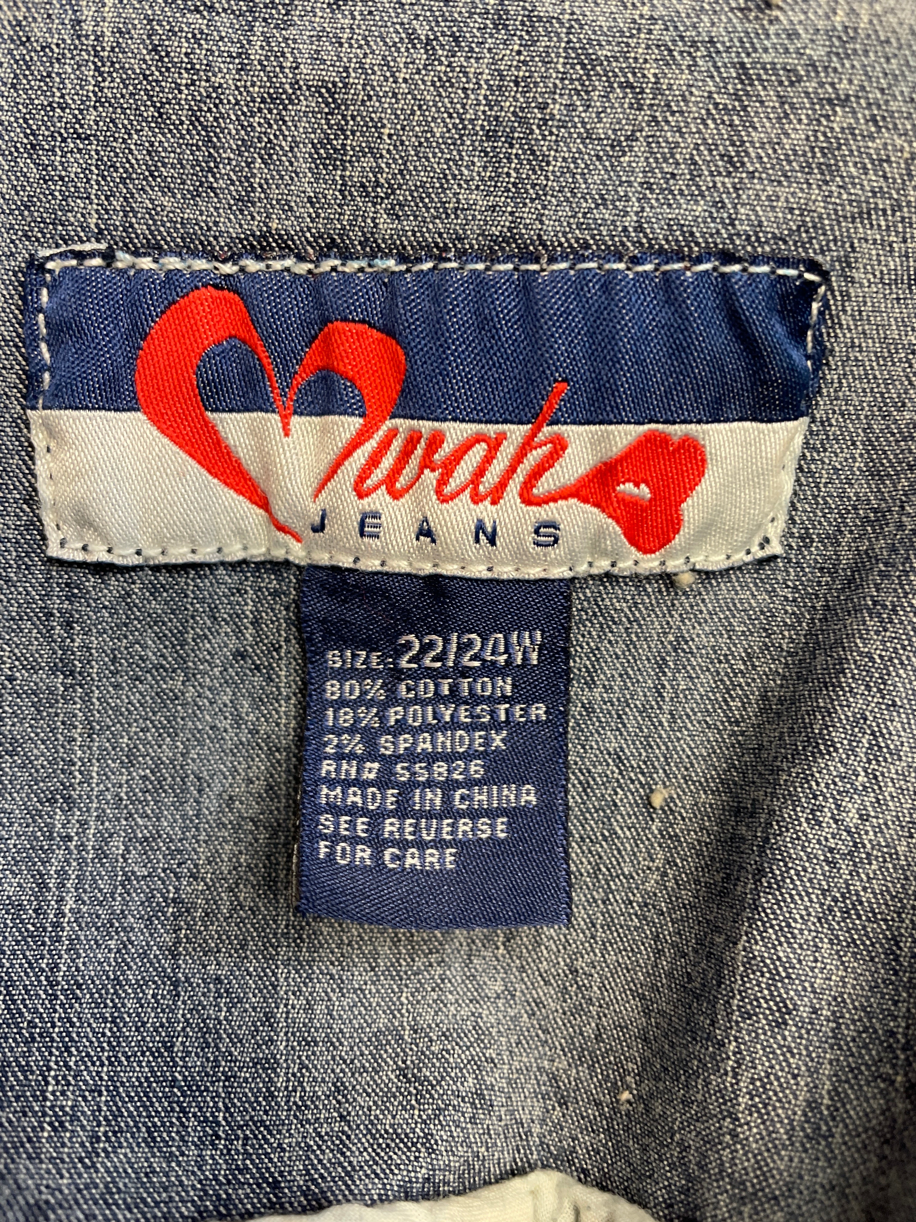 Mwah Jeans Women's Denim Jacket (22/24W)