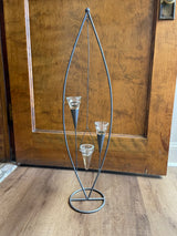 Tiered Iron Cone-Shaped Votive/Tealight Holder