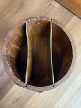 Vintage Basketville Putney Vermont Handled 14" Tall Bucket