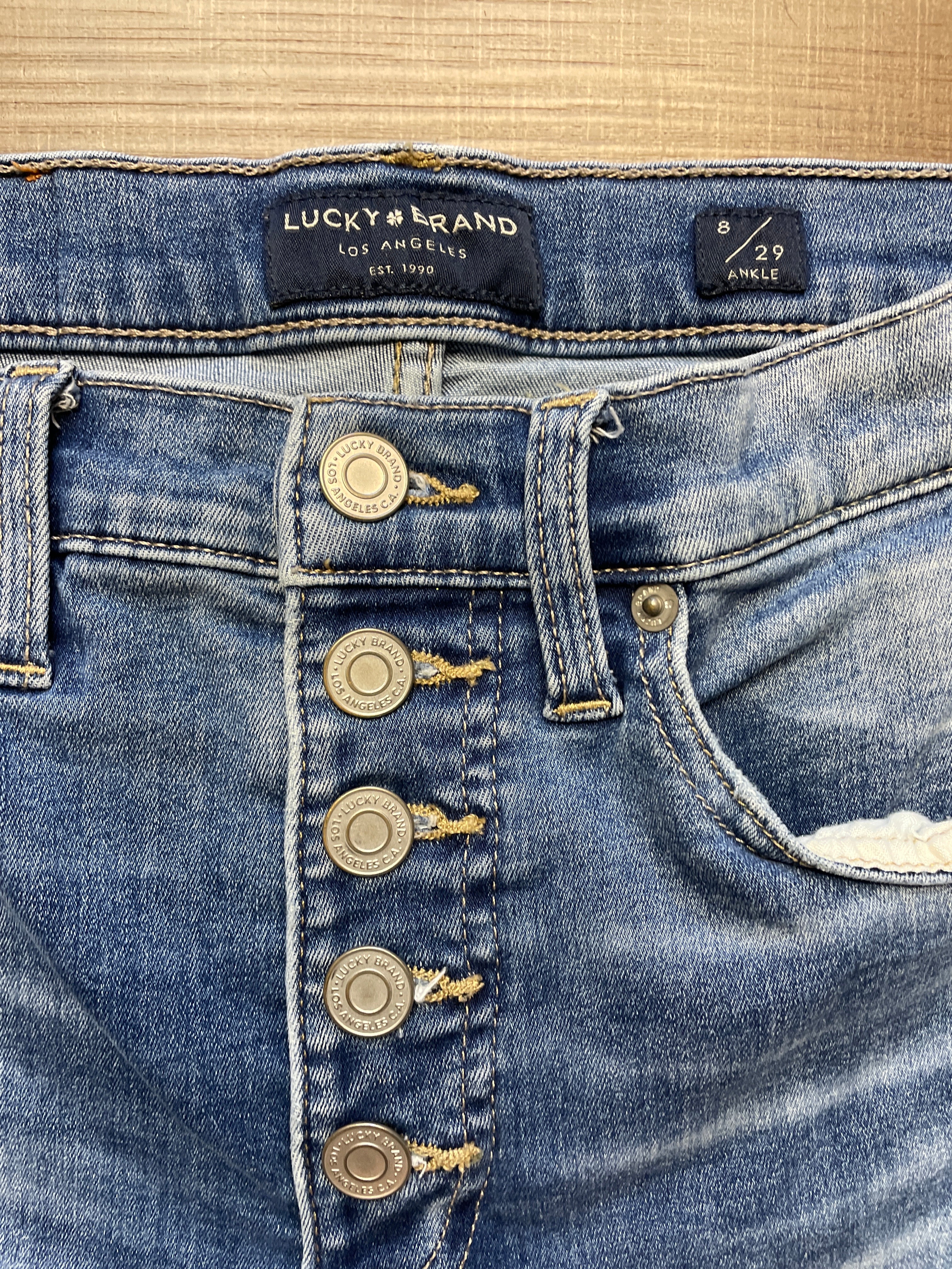 Lucky High Rise Skinny Bridgette Women's Ankle Jeans (8)