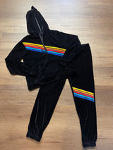 No Boundaries Vintage Velour Women's Track Set (M)