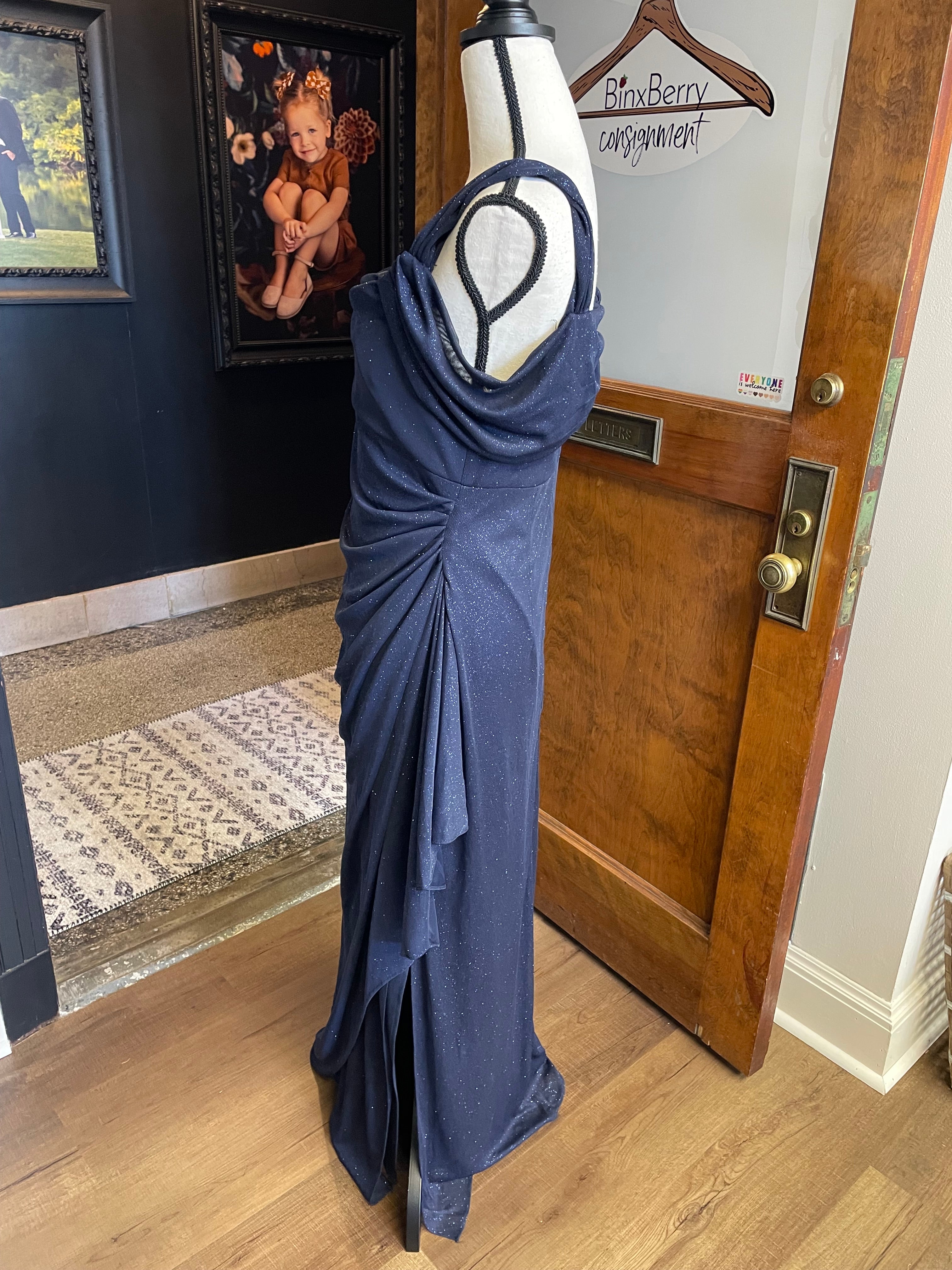 Alex Evenings Shoulder Sash Formal Dress (12)