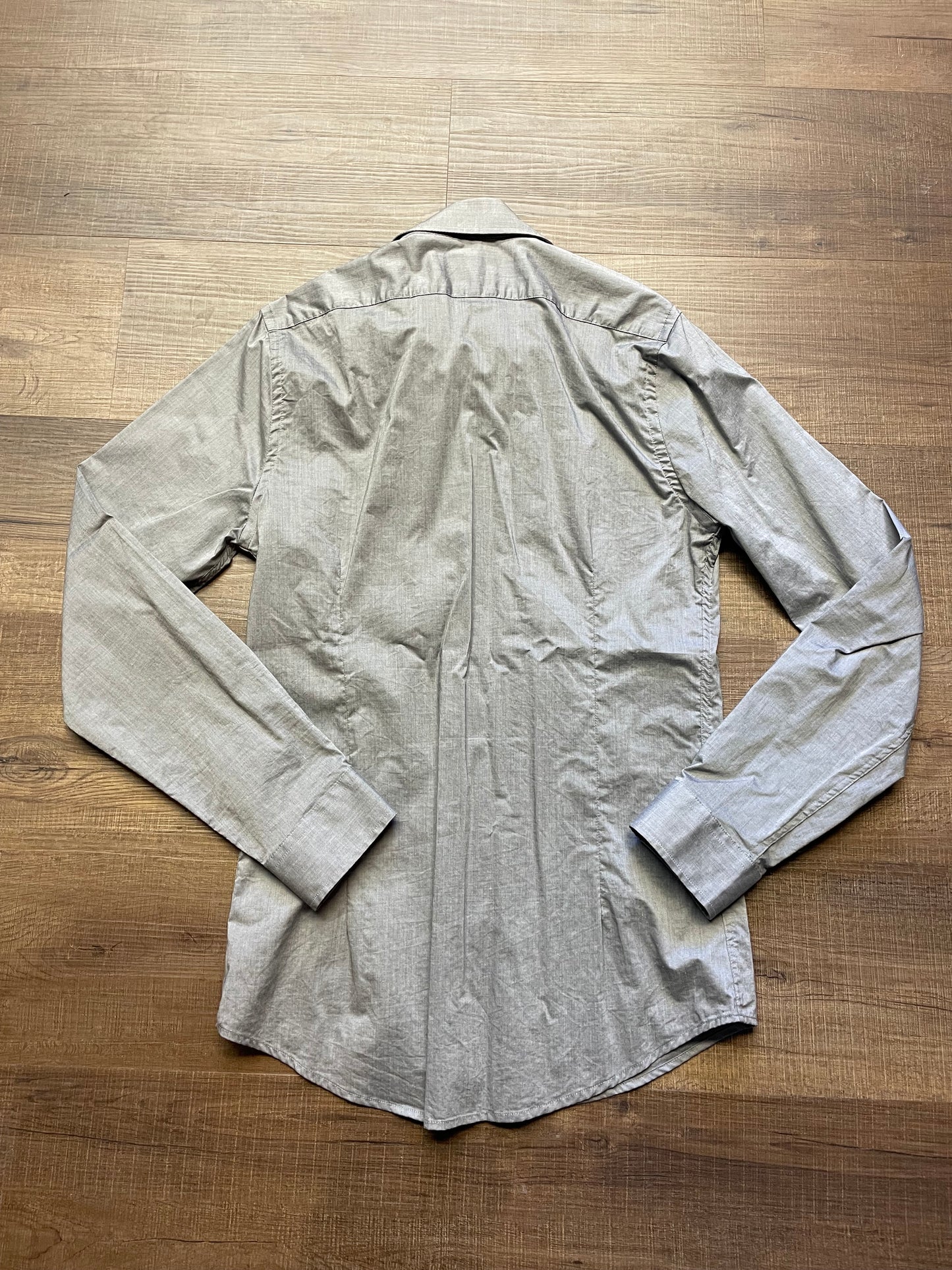 Express Extra Slim 1MX Men's Button Down (S)