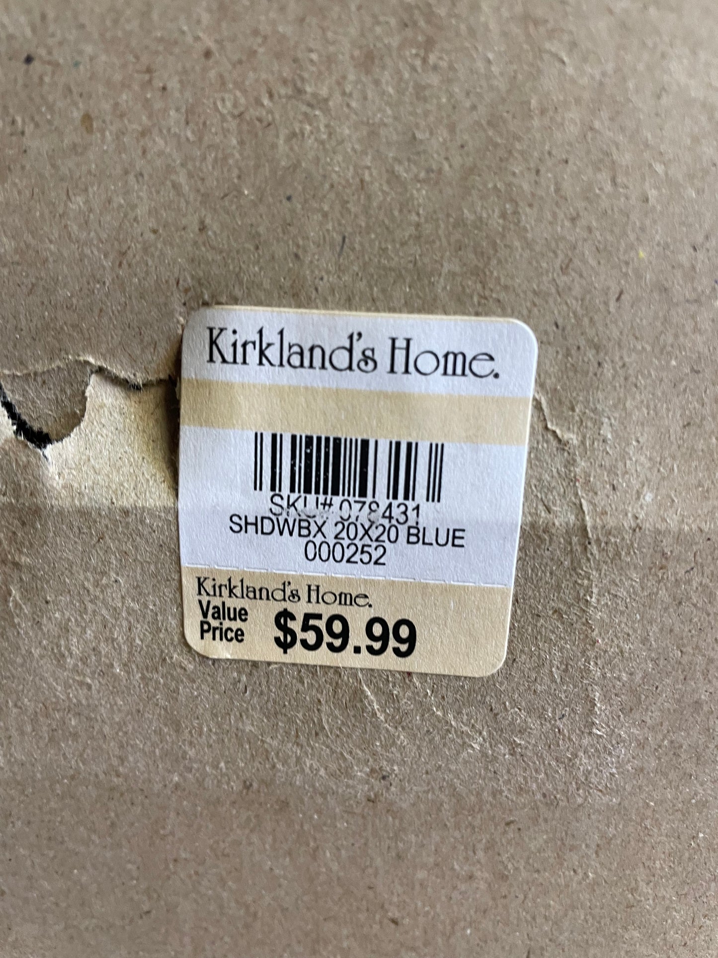 Kirkland's Shadow Box Framed Art