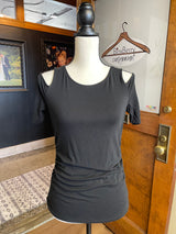 White House Black Market Peep Shoulder Women's Top (S)