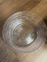 Longaberger 7" Basket With Leather Handles, Liner & Protector