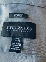 Awearness Kenneth Cole Slim Fit Men's Button Down (15.5 34/35)