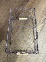Wire Basket with Handles
