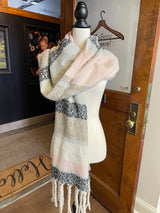 Mezzanine Boutique Super Soft Striped Scarf