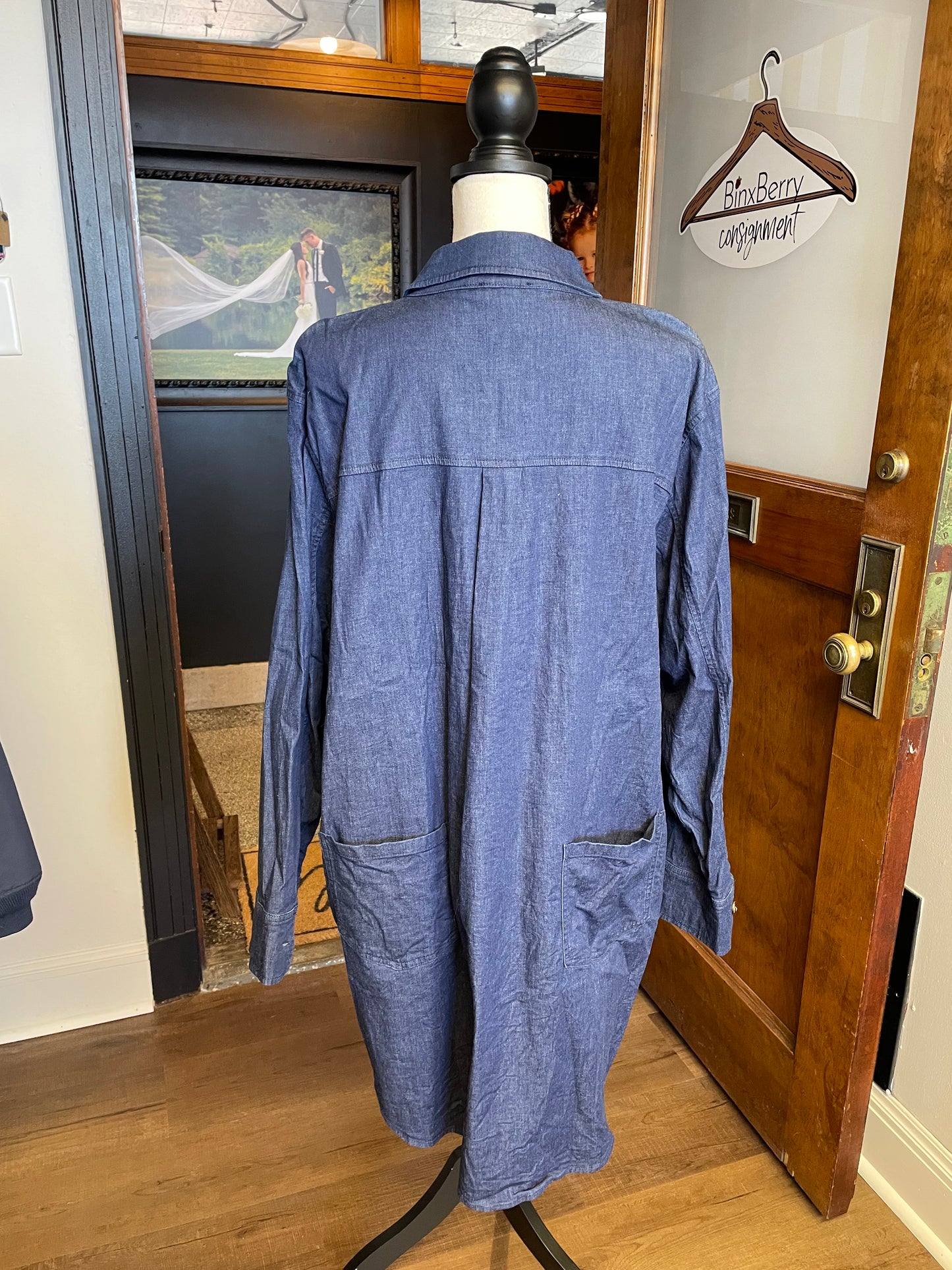Universal Standard Denim Dress (M)