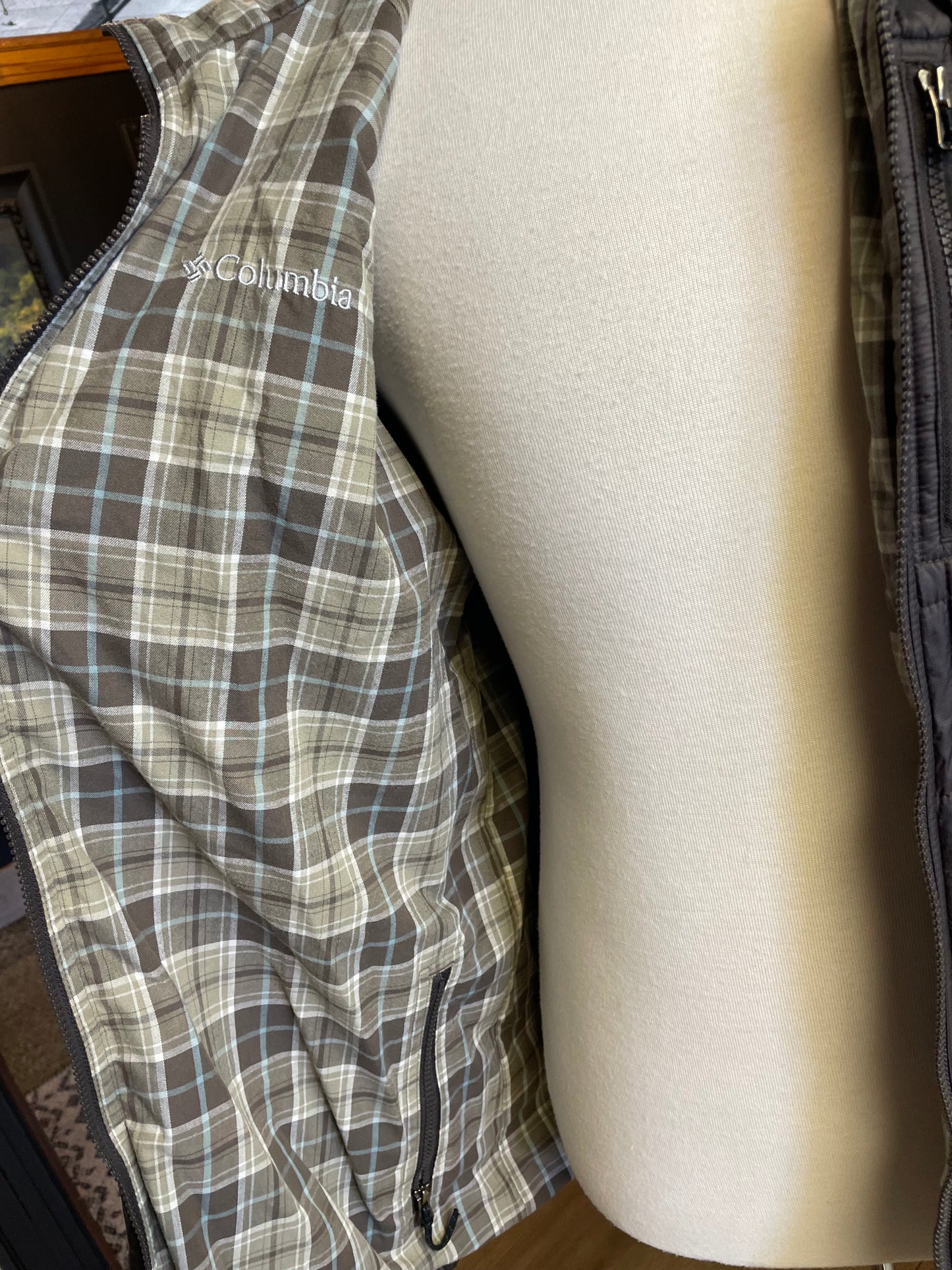 Columbia Flannel Lined Reversible Men's Jacket (LT)