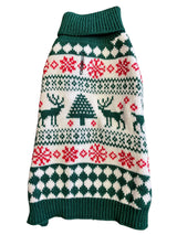Wynignis Holiday Sweater for Dogs - L Green