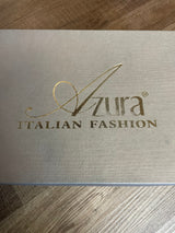 Azura Aketi Black Wedge Sandal (7.5-8)