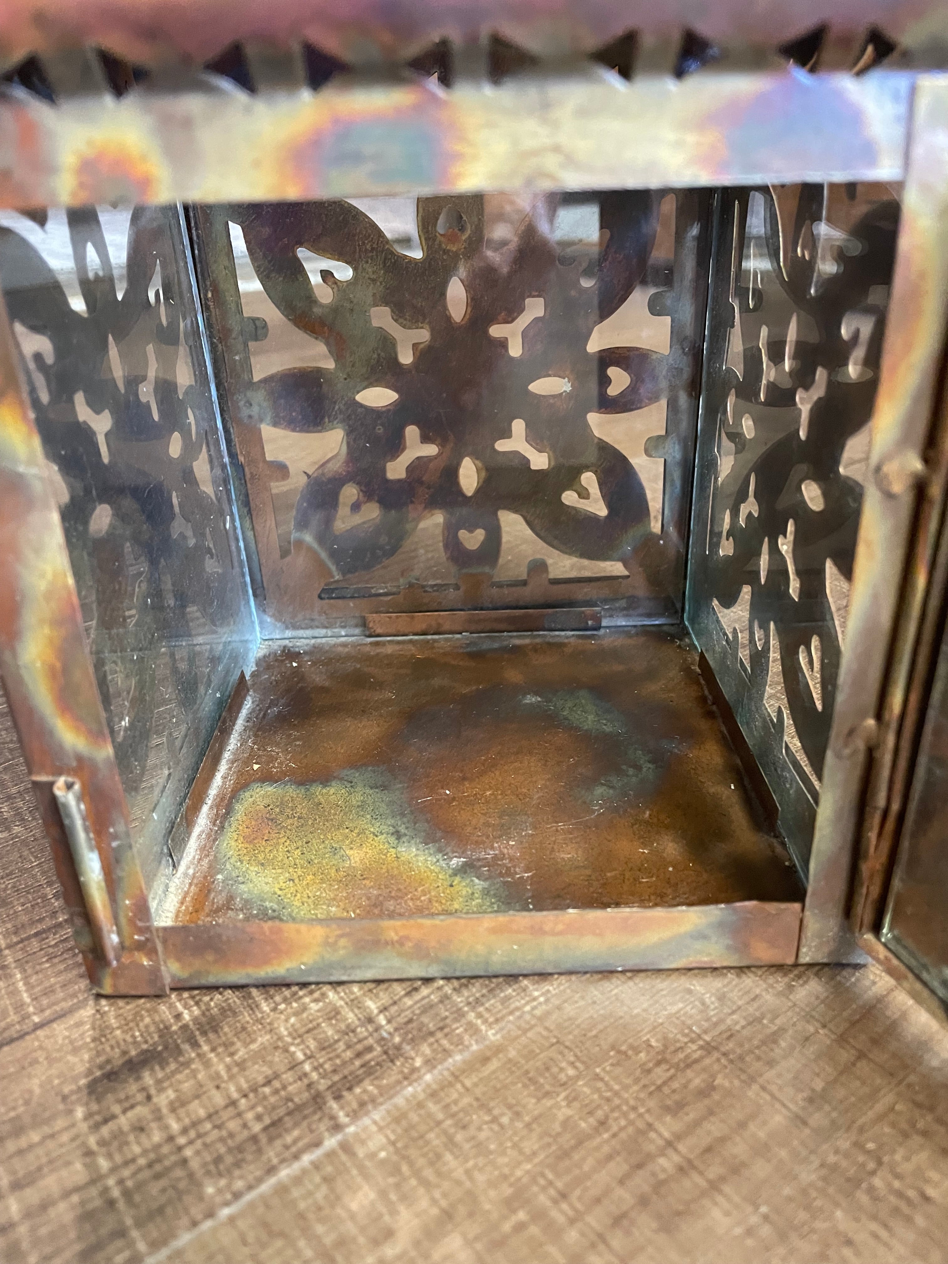 Vintage Moroccan Hanging Candle Lantern