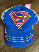 Superman Distressed Mesh Snapback Women's Hat (OS)