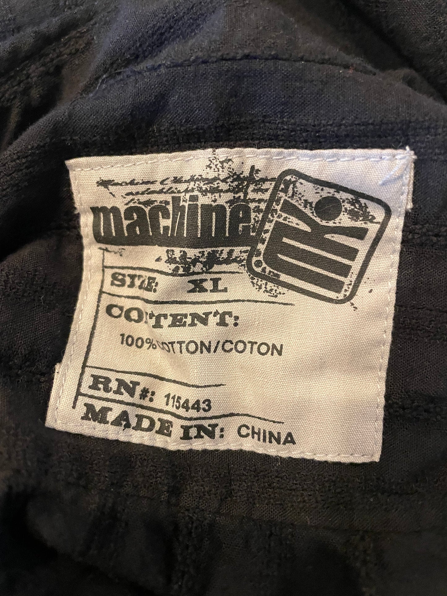Machine Men's Black Button-Down (XL)