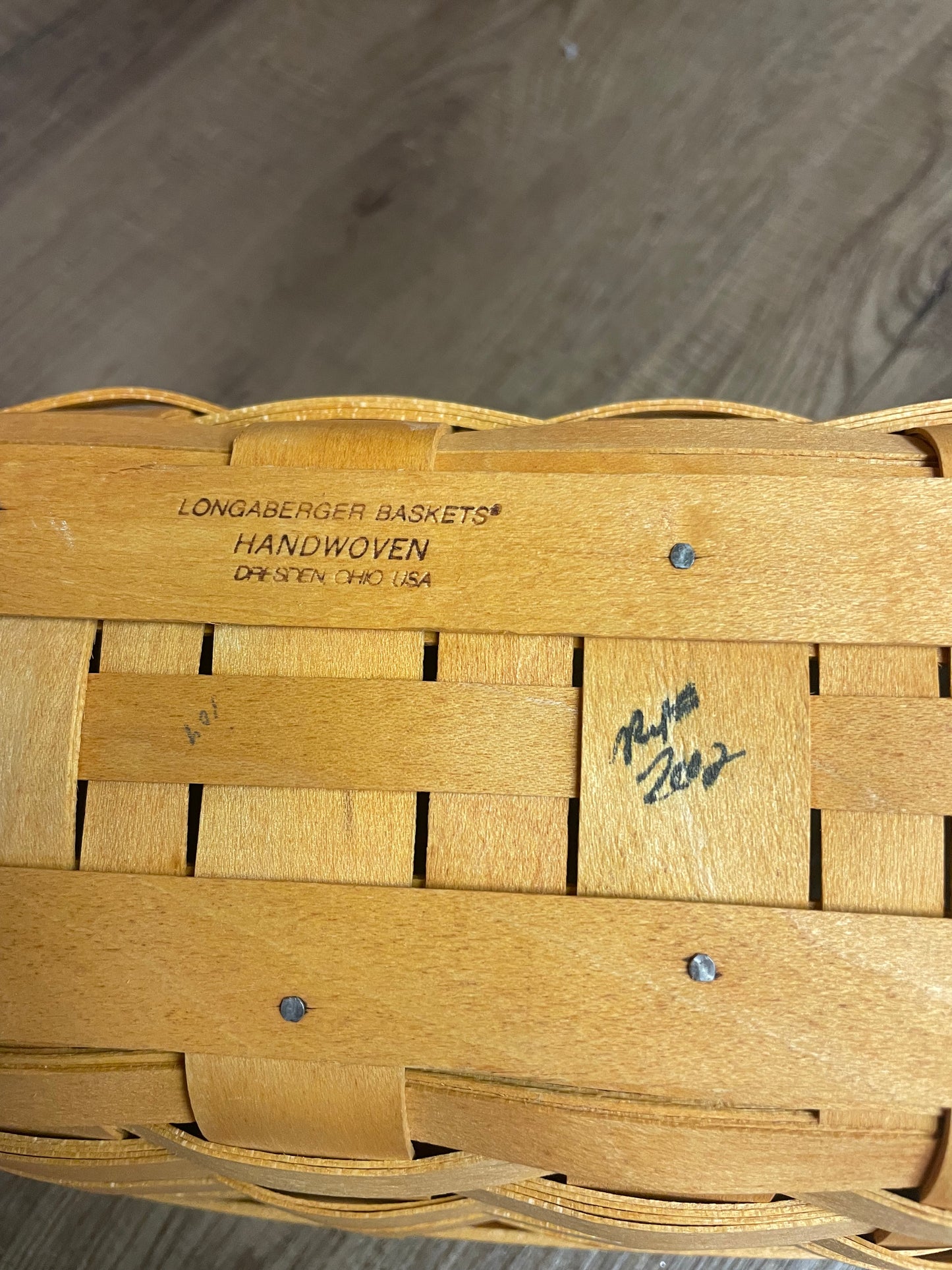 Longaberger Envelope Basket & Lid