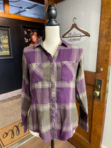 Columbia Plaid Button Down (M)