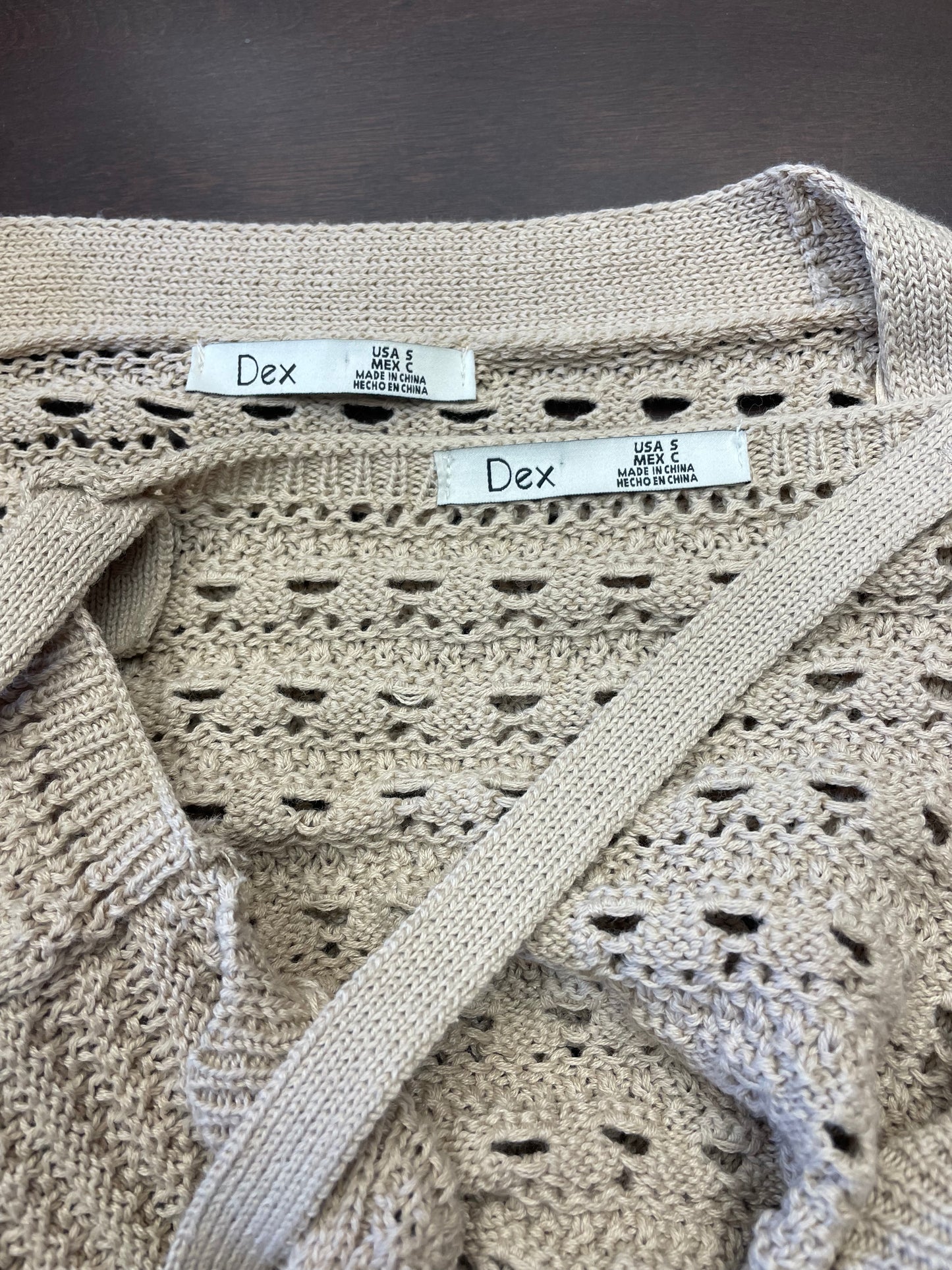 Dex Knit Cami & Cardigan Set (S)