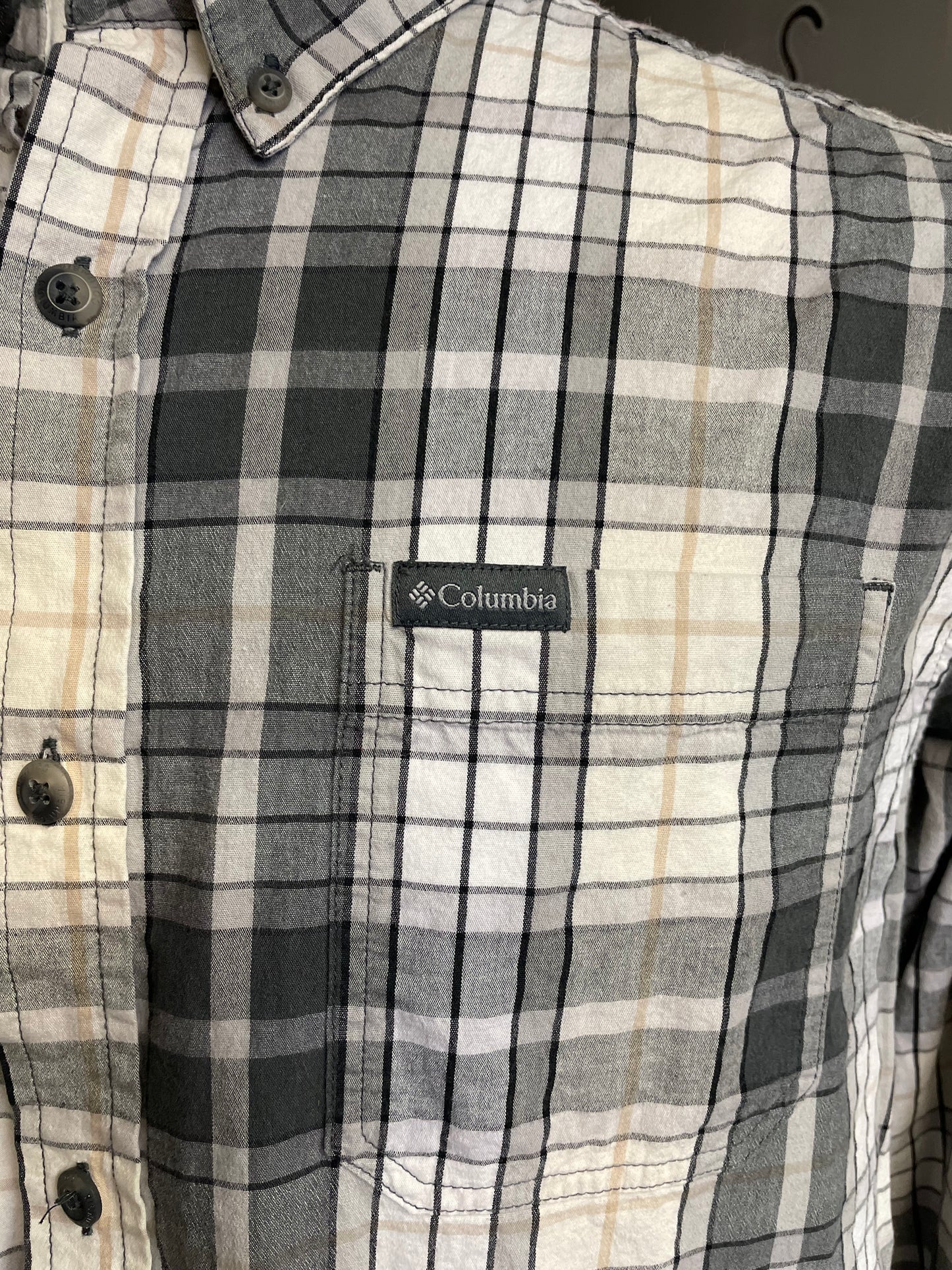 Columbia Tall Men's Plaid Button Down Shirt (L)