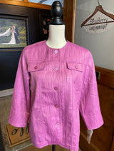 Alfred Dunner NWT Raspberry Jacket (10)