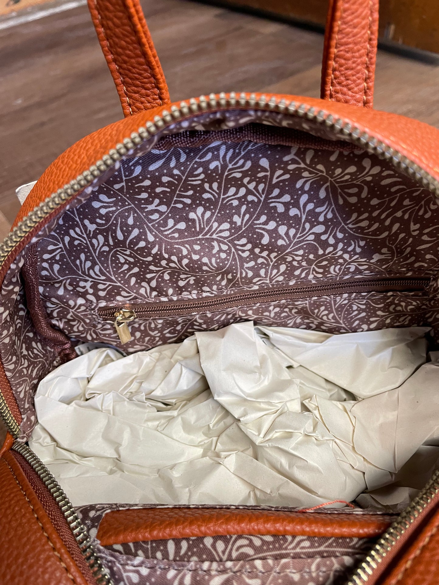 Pebbled Faux Leather Mini Backpack