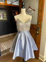 City Studio Sequin and Satin Mini Dress (7)