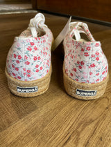 Superga Fantasia Red Floral Women's Sneakers (8)