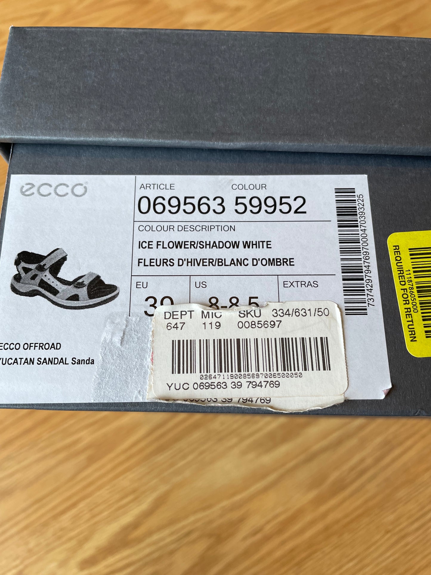 NEW Ecco Offroad Yucatan Sandal (8-8.5)