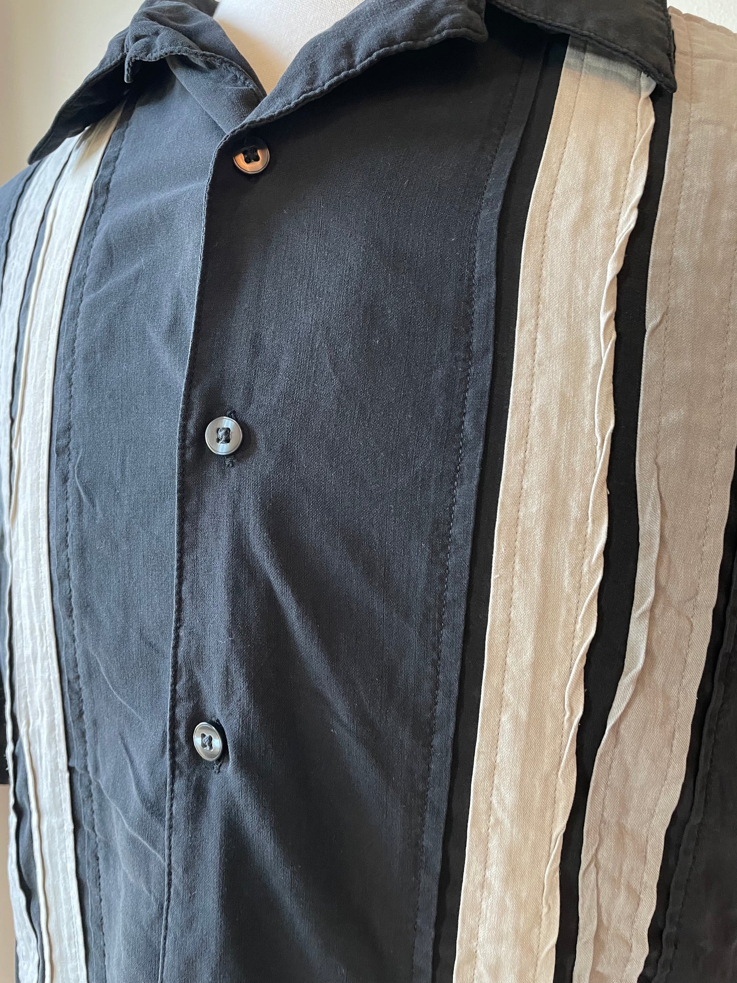 Axist Silk Touch Black Men's Button Down (XL)