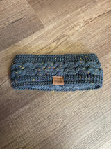 Loritta Gray Confetti Fleece Lined Headband - BinxBerry Consignment